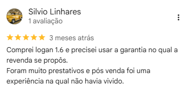 Avaliação de cliente no Google 4